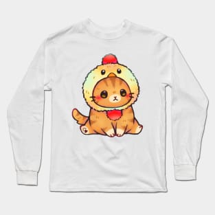 Chicken Kitty Long Sleeve T-Shirt